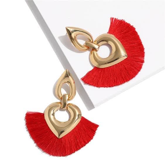 Feather Fan Earrings