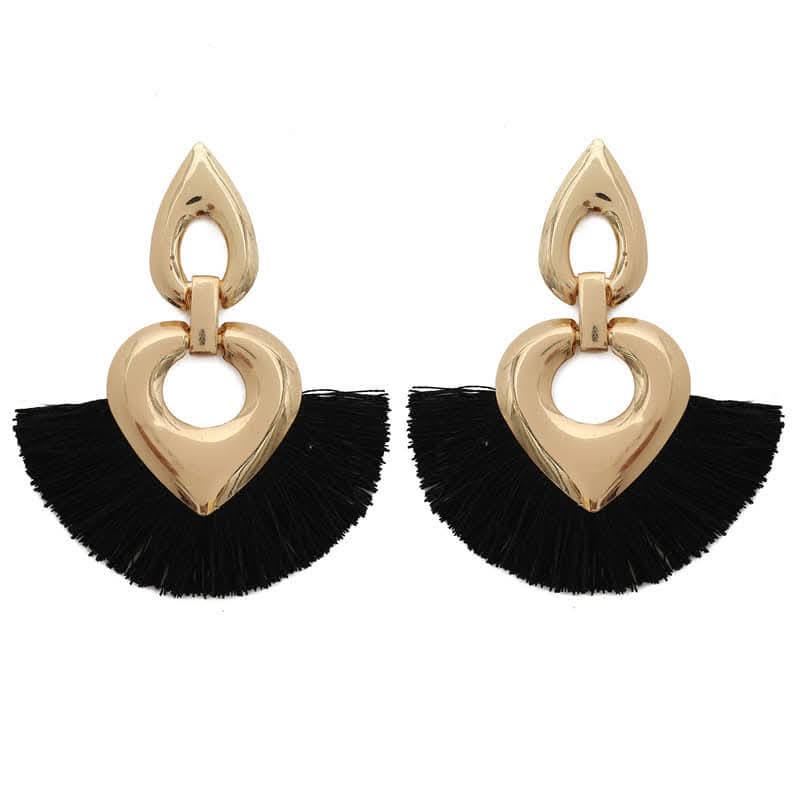 Feather Fan Earrings