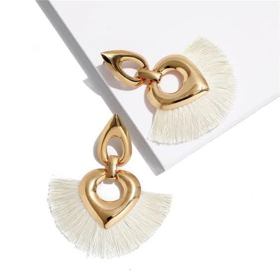 Feather Fan Earrings